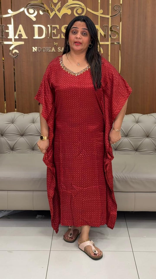 IHA'S IN-HOUSE MODAL KAFTAN TOPS - IHA 29254