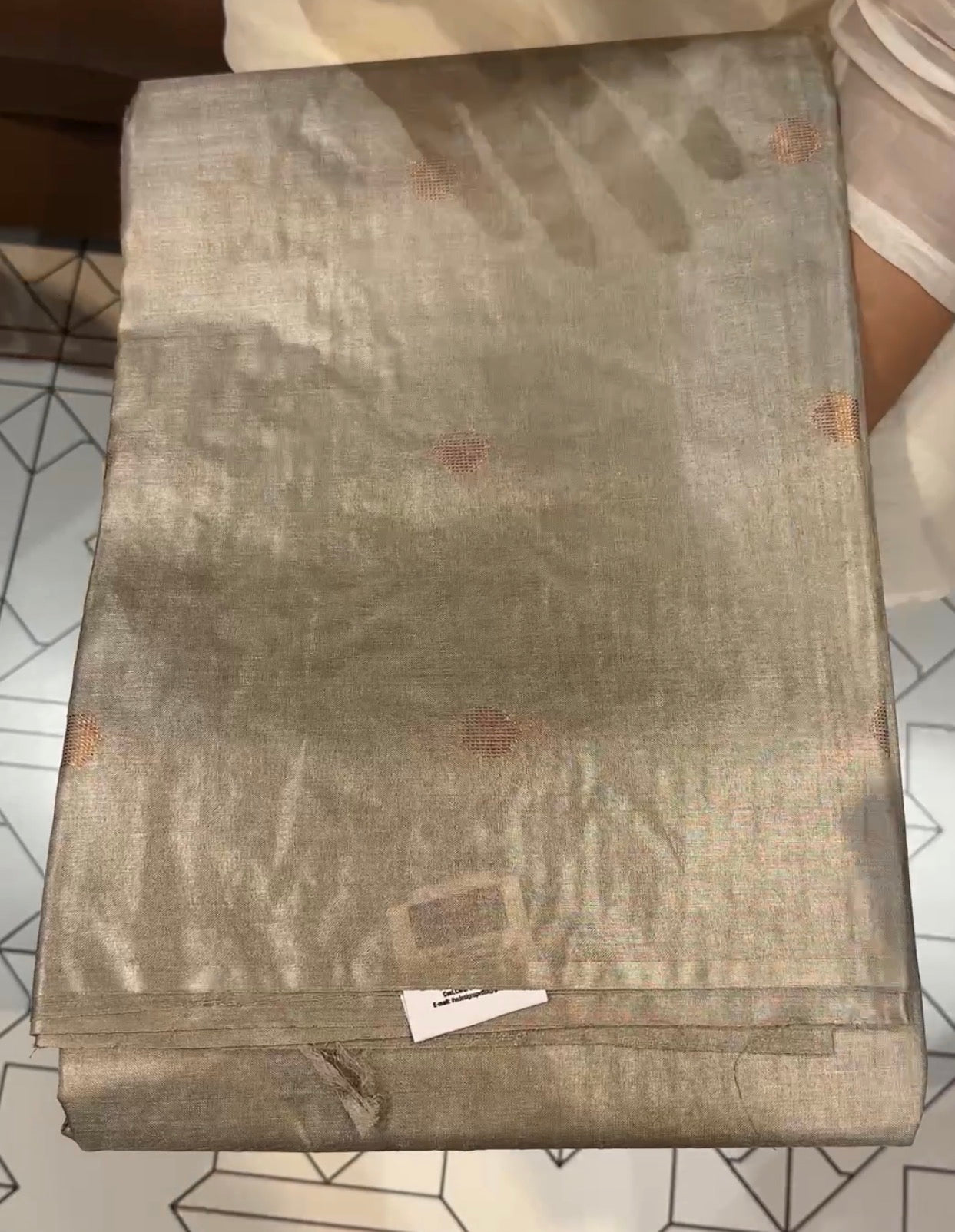 HANDLOOM TUSSUR SILK SAREES - IHA 31571