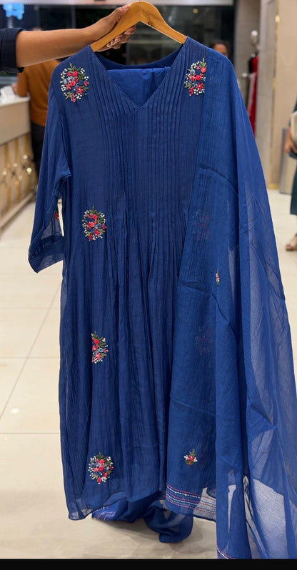 PARTY WEAR TOP,BOTTOM AND DUPATTA - IHA 35423