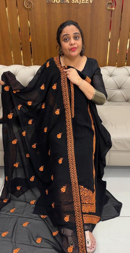 GEORGETTE UNSTITCHED SALWAR SUITS - IHA 26740