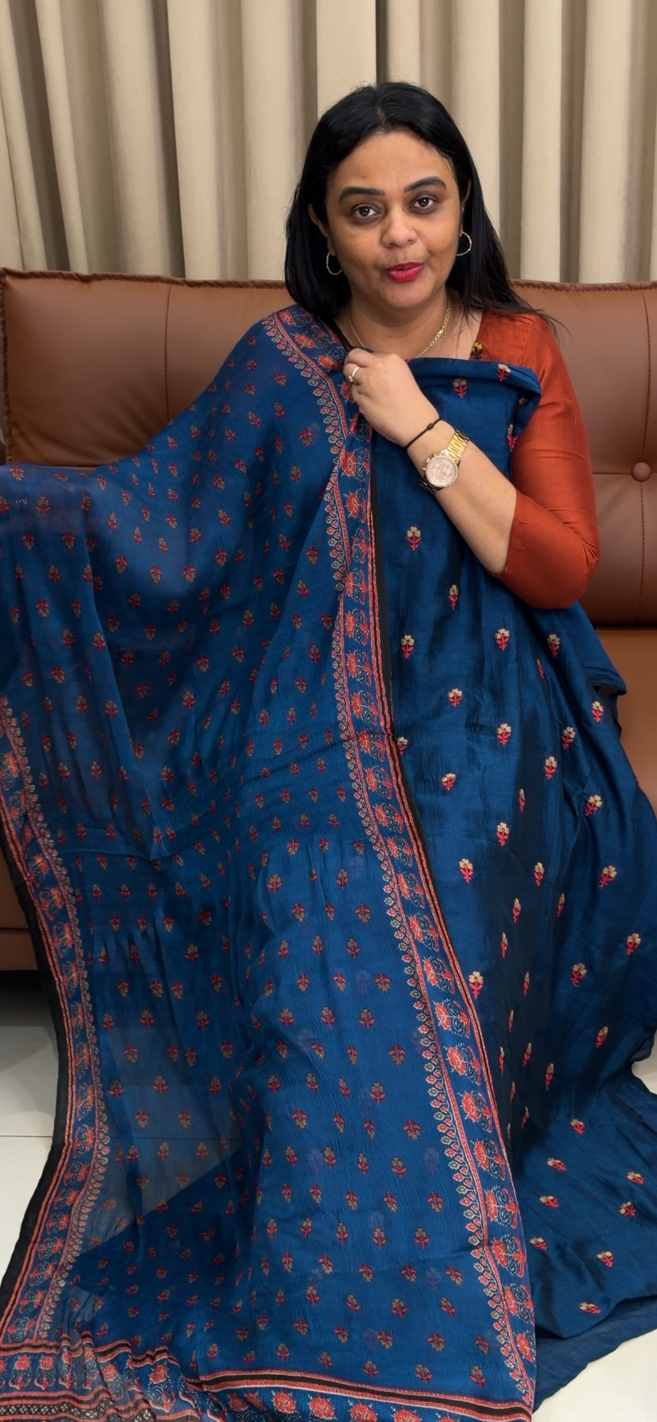 SEMI RAW SILK UNSTITCHED SALWAR SUITS - IHA 34320