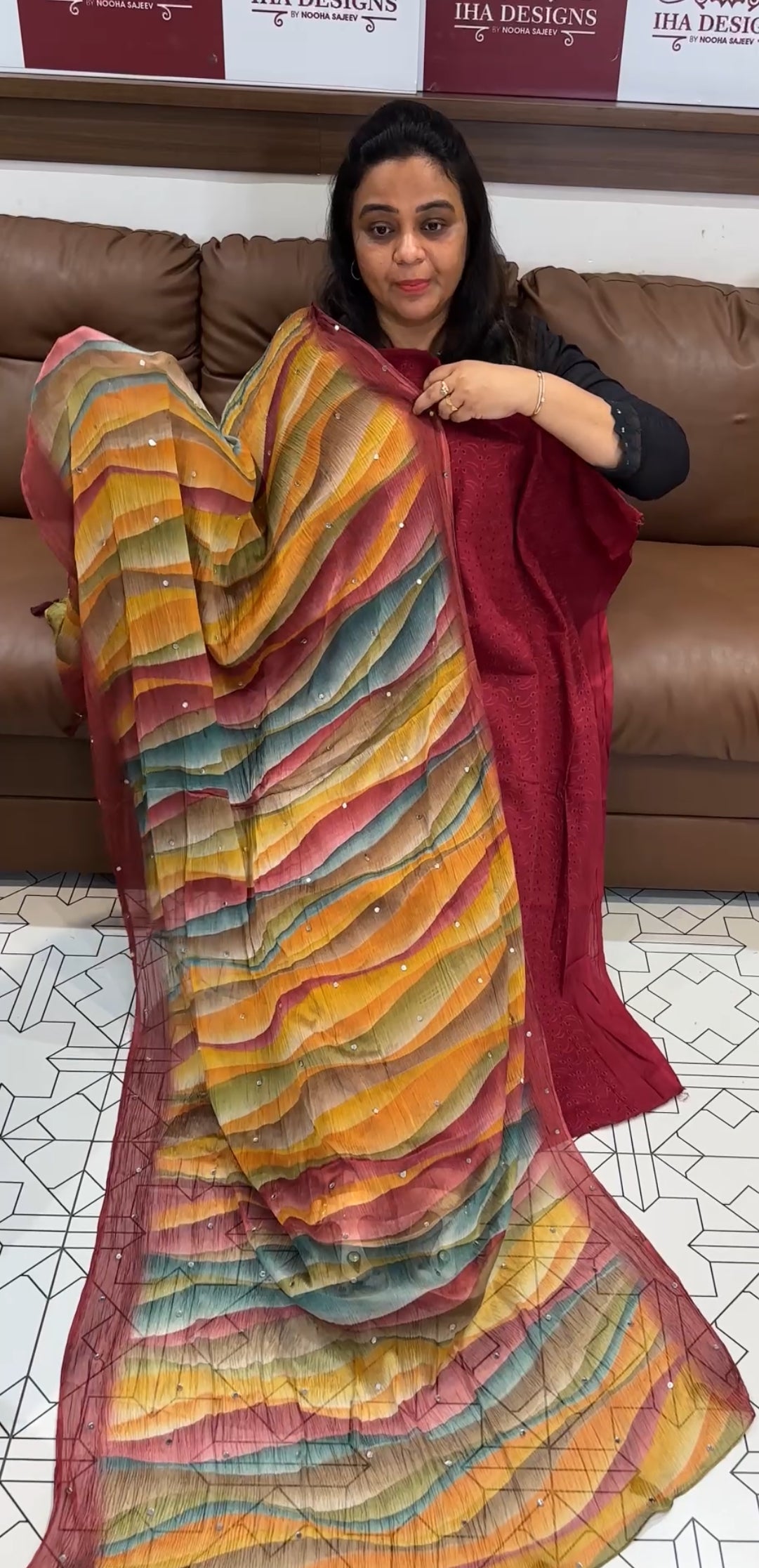 COTTON HAKOBA UNSTITCHED SALWAR SUITS - IHA 27916