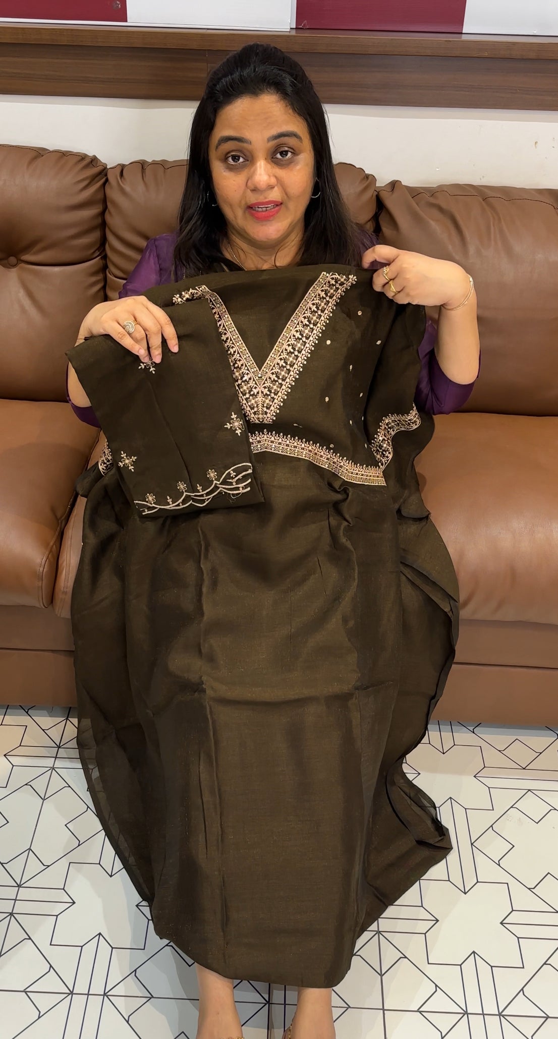 VICHITRA SILK UNSTITCHED SALWAR SUITS - IHA 28027