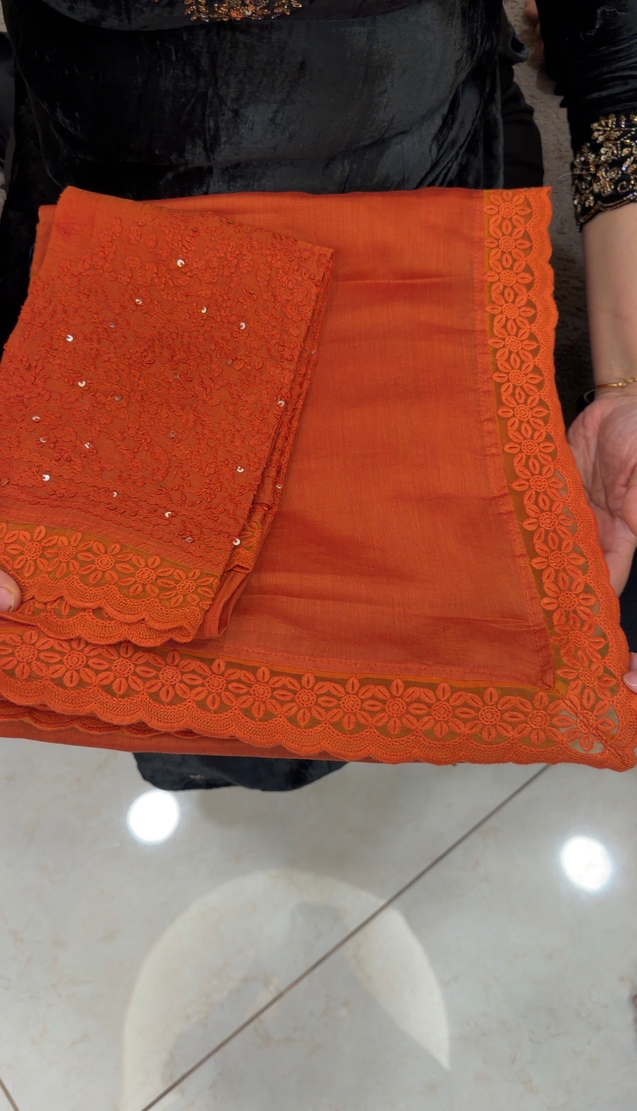 MALAI CHANDERI SAREES  - IHA 33354