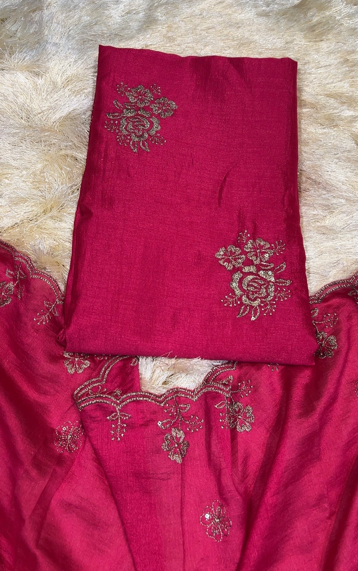 VICHITRA SILK UNSTITCHED SALWAR SUITS - IHA 36007