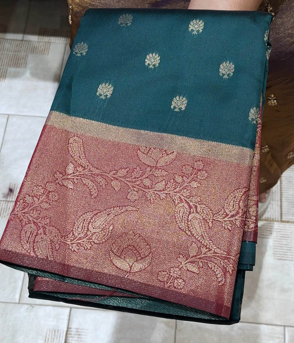 SEMI SILK SAREES - IHA 22708