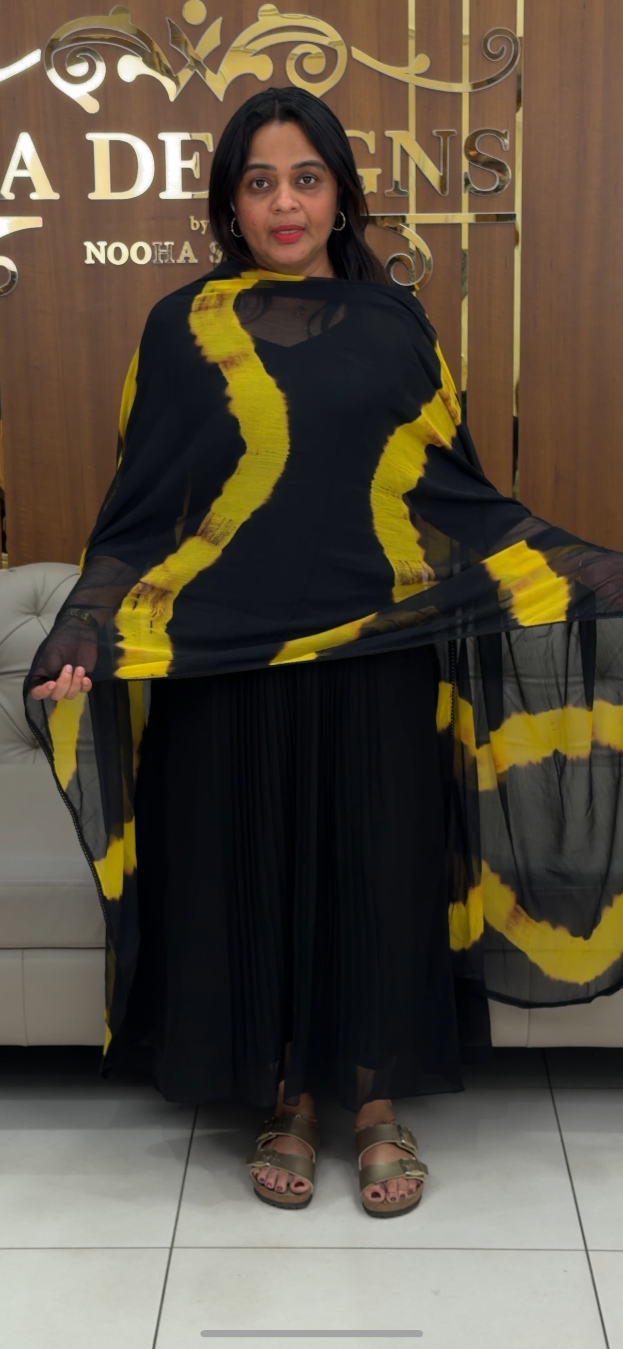 IHA'S IN-HOUSE SLITTED TOP AND DUPATTA - IHA 29830