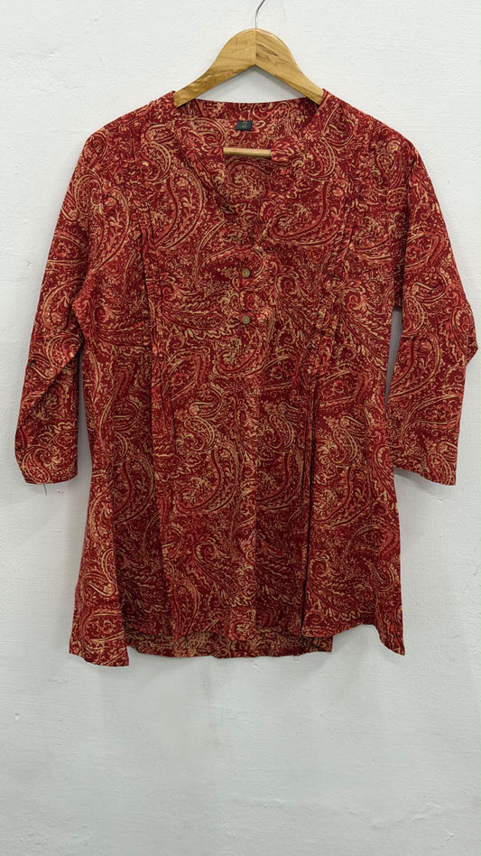 PRINTED SHORT TOPS - IHA 36043