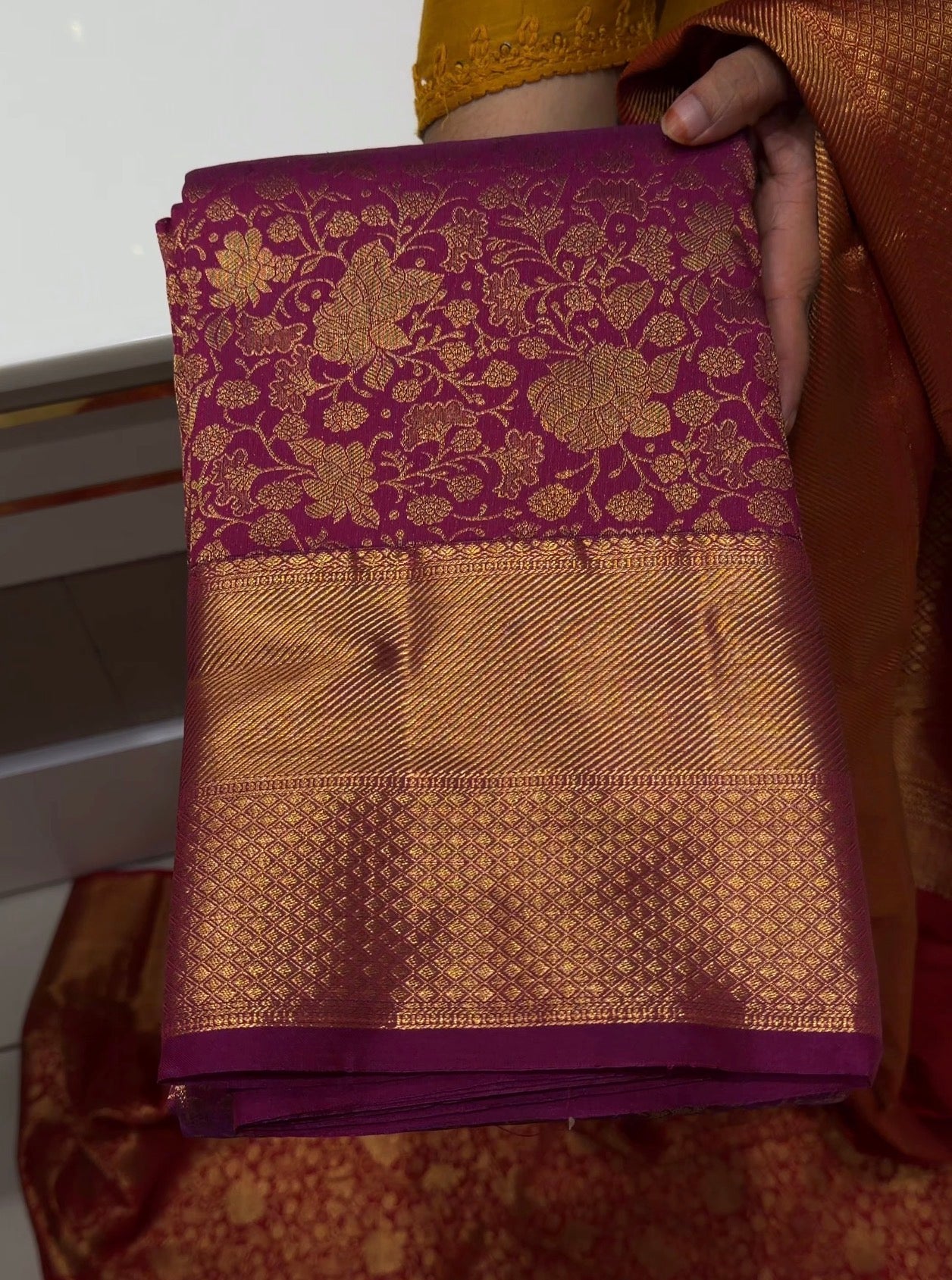 DESIGNER TISSUE KANCHIPURAM SAREES - IHA 34473