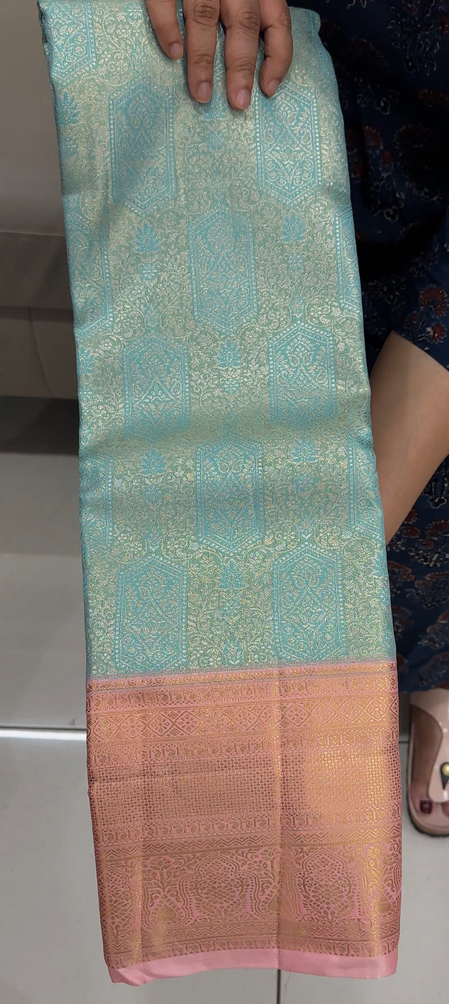BROCADE KANCHIPURAM SILK SAREES - IHA 26854
