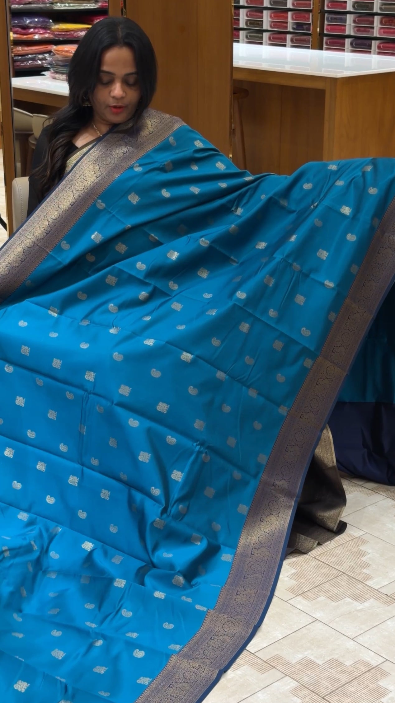 SEMI SILK SAREES - IHA 30241