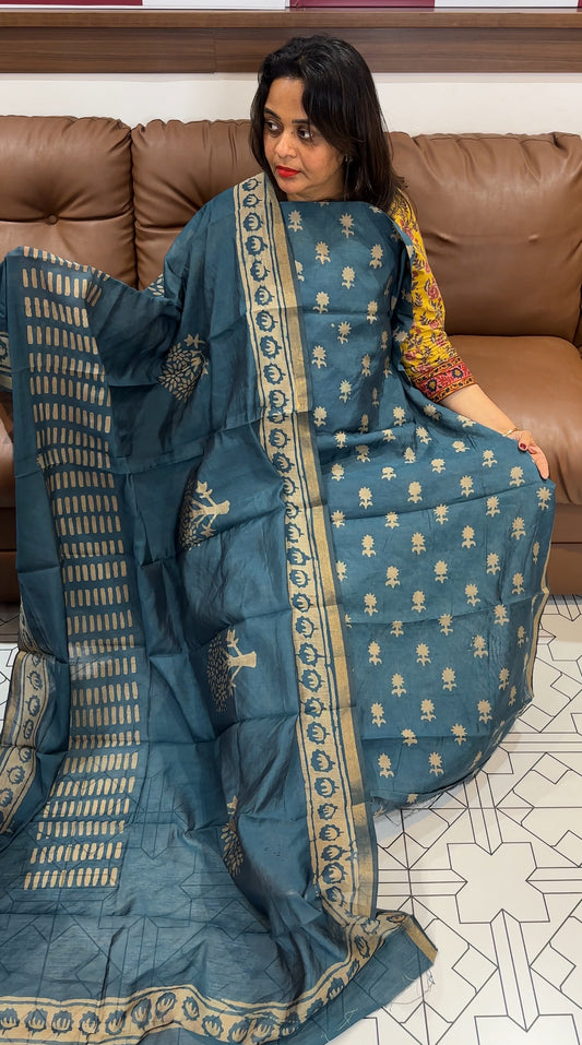 BATIK PRINTED UNSTITCHED SALWAR SUITS - IHA 25531