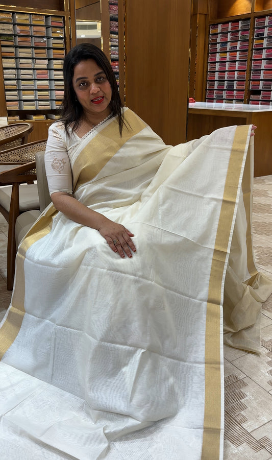 MALAI CHANDERI ONAM SAREES - IHA 25361