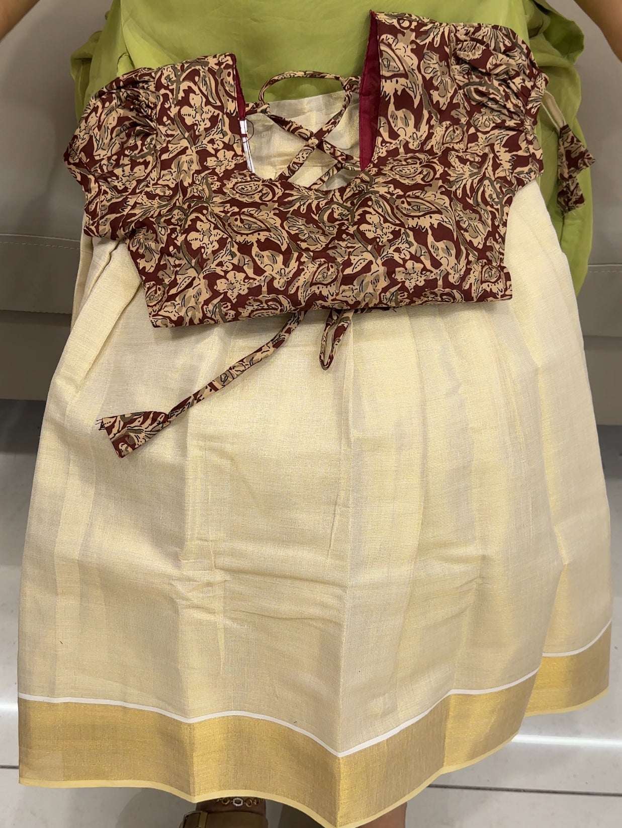 KIDS CROP TOP AND SKIRTS - IHA 25378