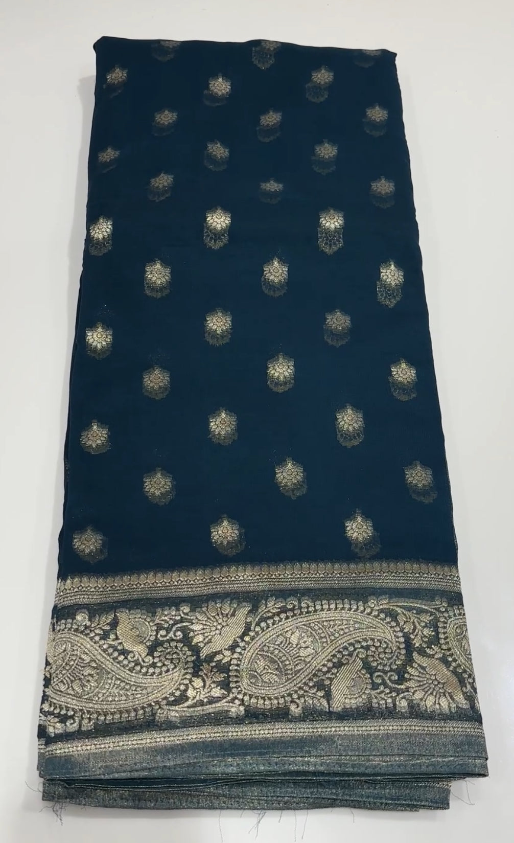 VISCOSE GEORGETTE SAREES - IHA 18670