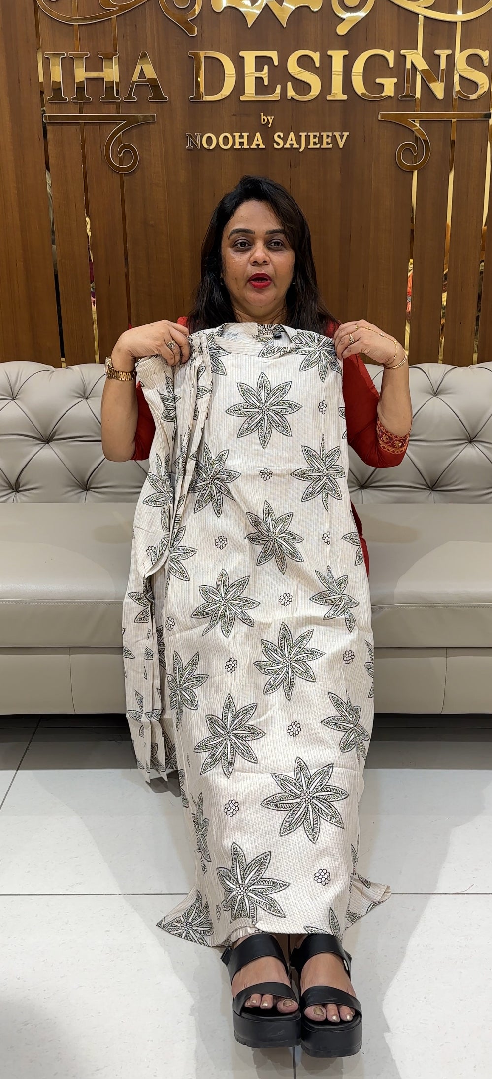 COTTON PRINTED TOP AND BOTTOM - IHA 29203