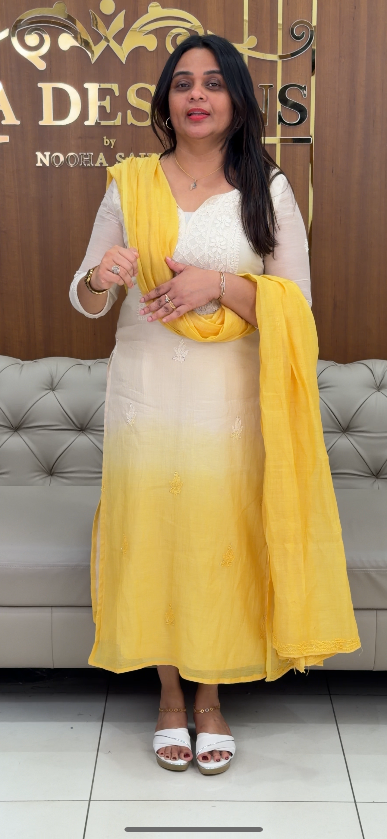 FORWARD MUL CHANDERI UNSTITCHED SALWAR SUITS - IHA 29116