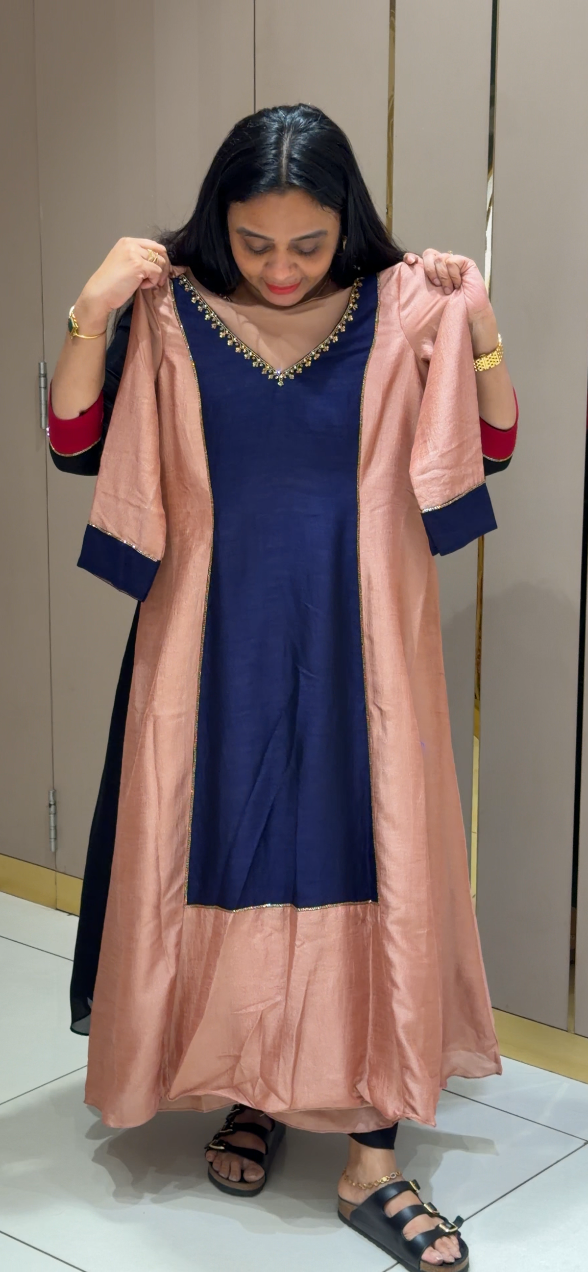IHA'S IN-HOUSE HANDWORKED ALINE TOPS - IHA 35422