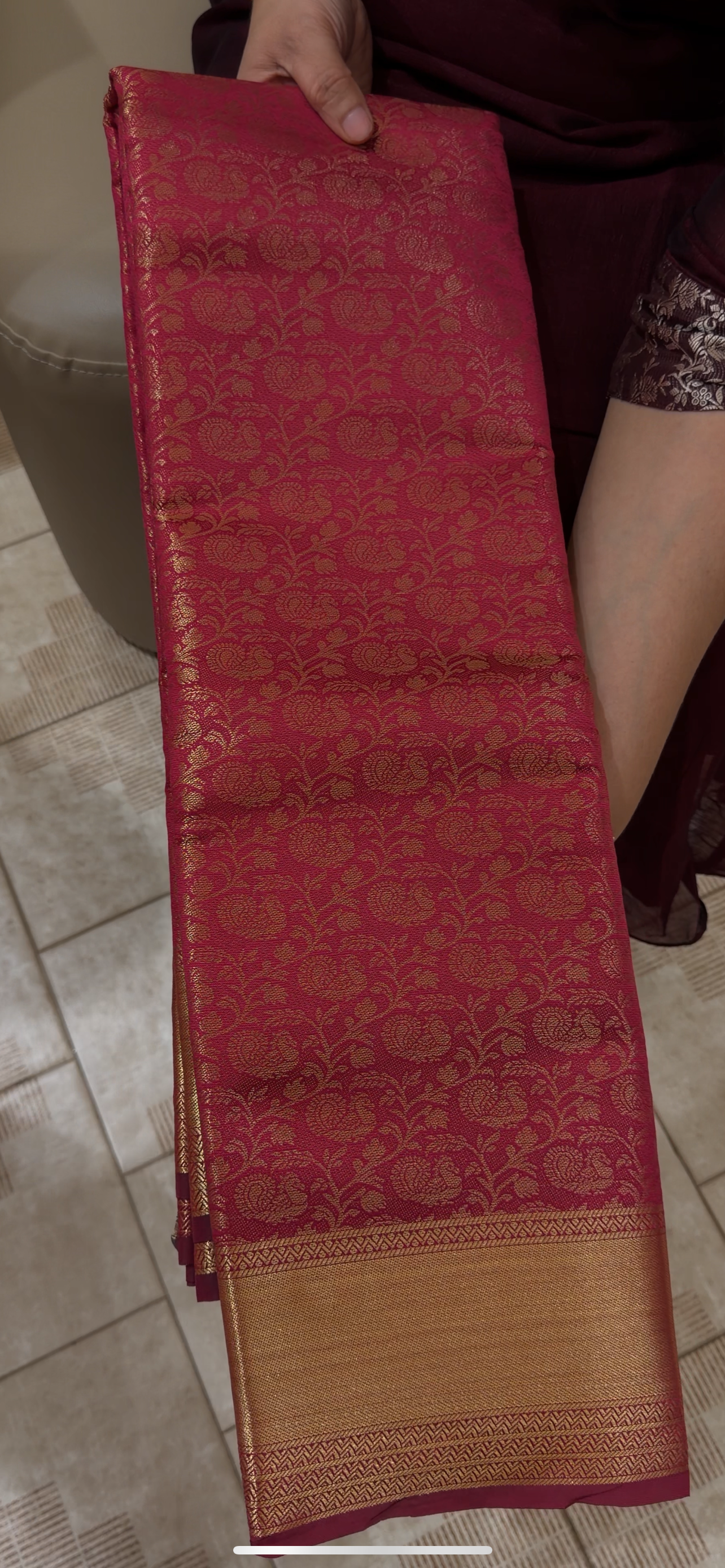 SEMI BROCADE SAREES - IHA 29080