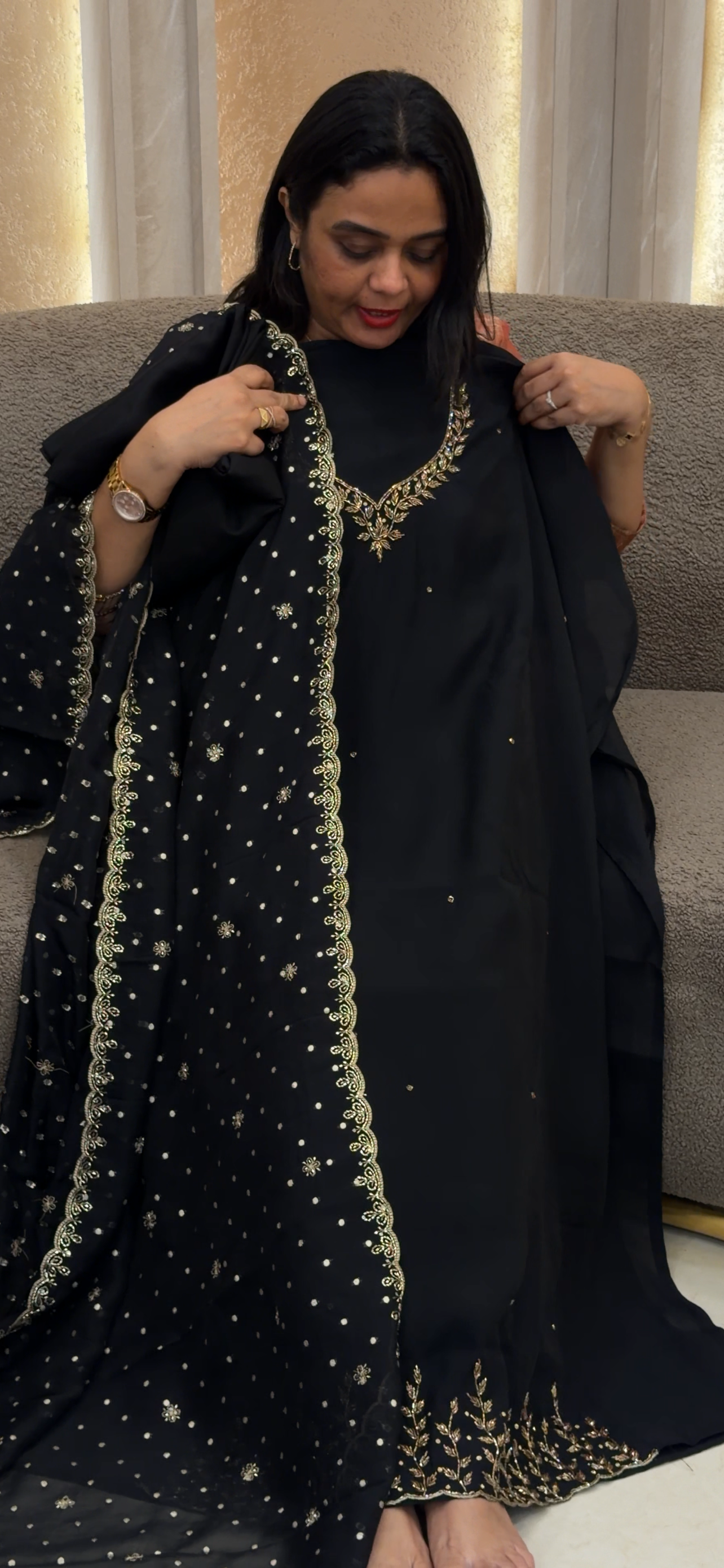 MUL CHANDERI UNSTITCHED SALWAR SUITS - IHA 33231