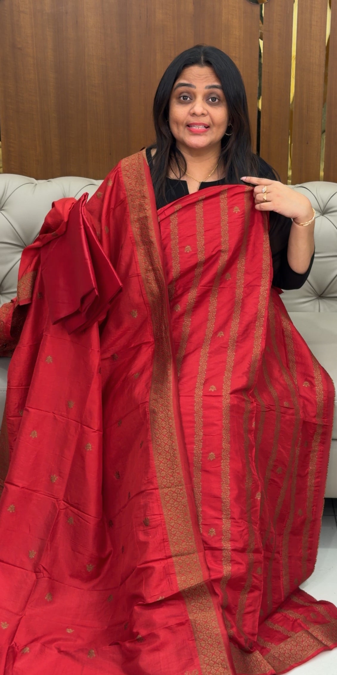 SEMI BANARASI UNSTITCHED SALWAR SUITS - IHA 29336