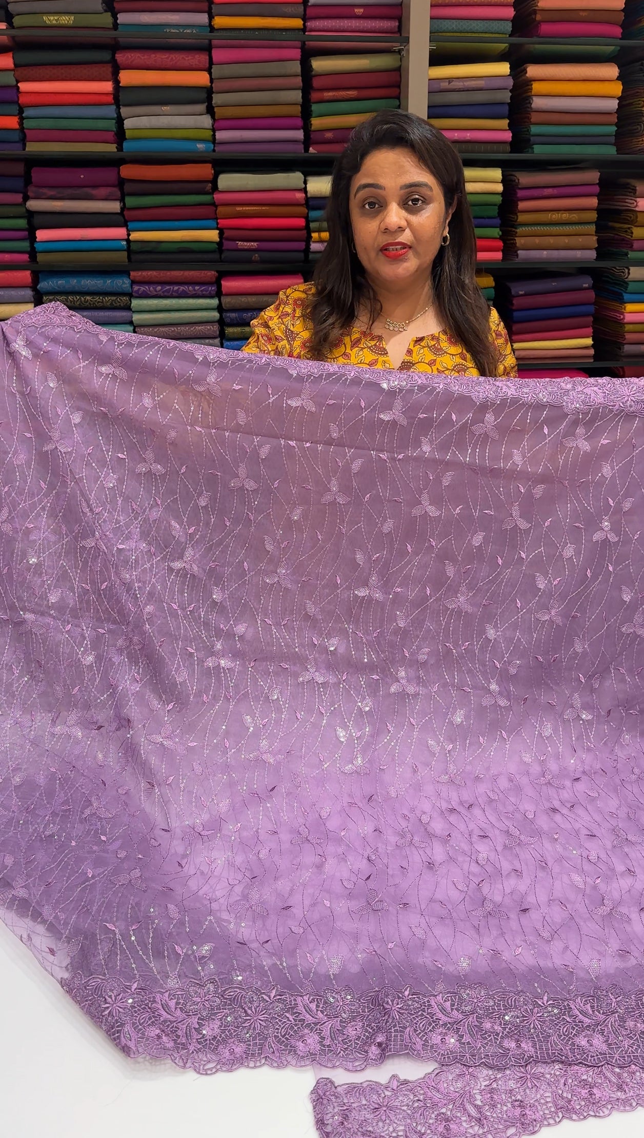 DESIGNER NET SAREES - IHA 24912