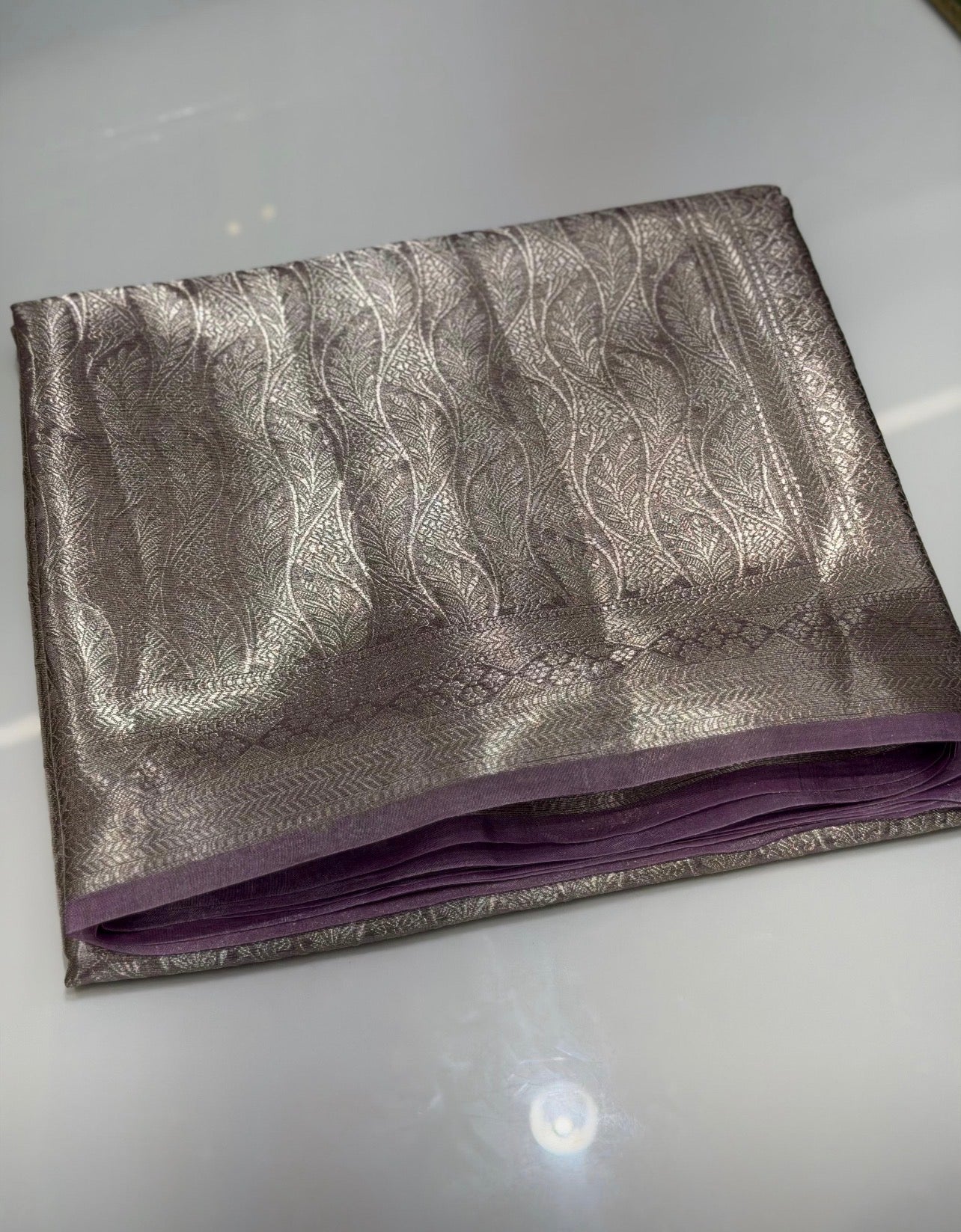 TISSUE BANARASI SAREES - IHA 32063