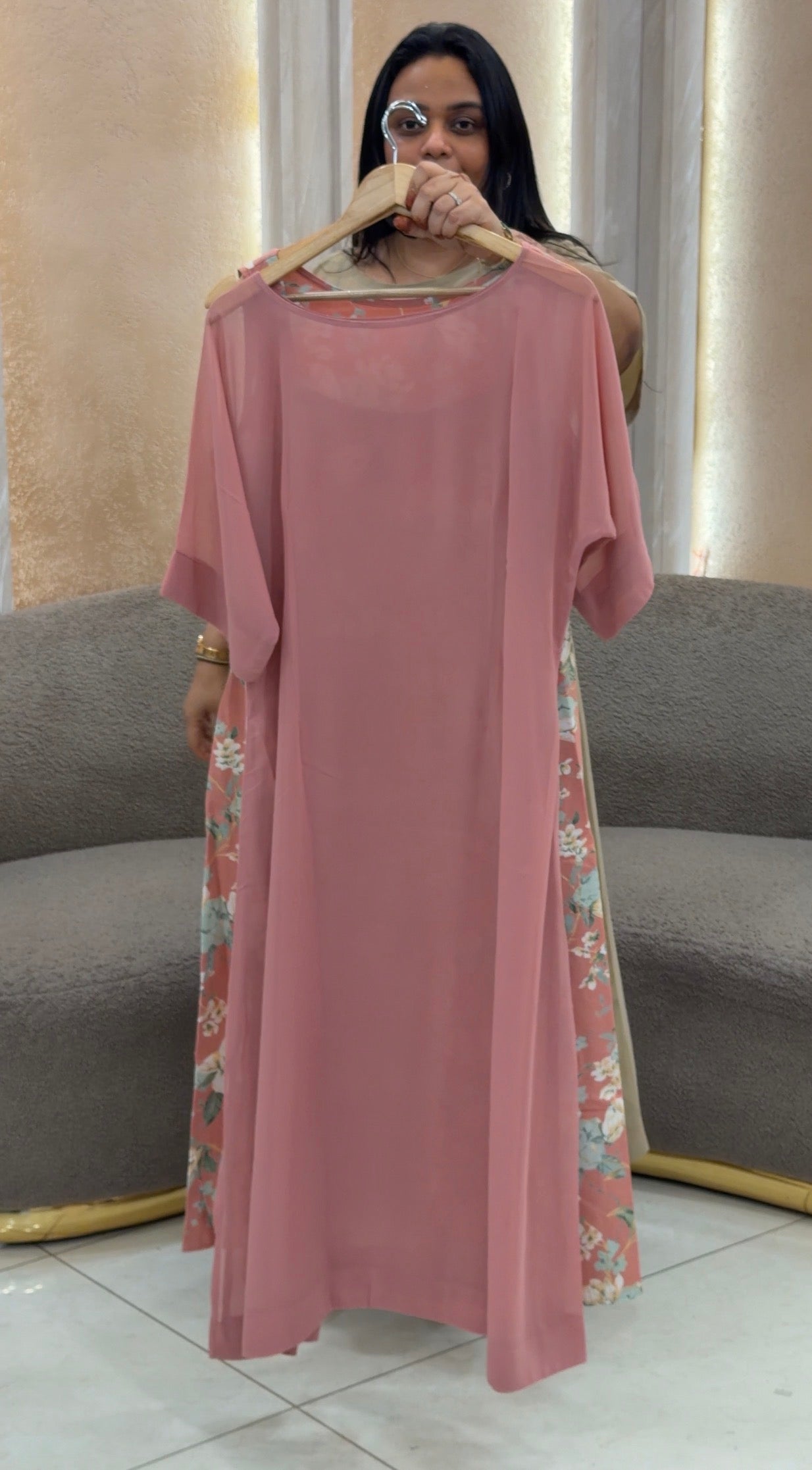 IHA'S IN-HOUSE PRINTED TOP AND INNER - IHA 33057