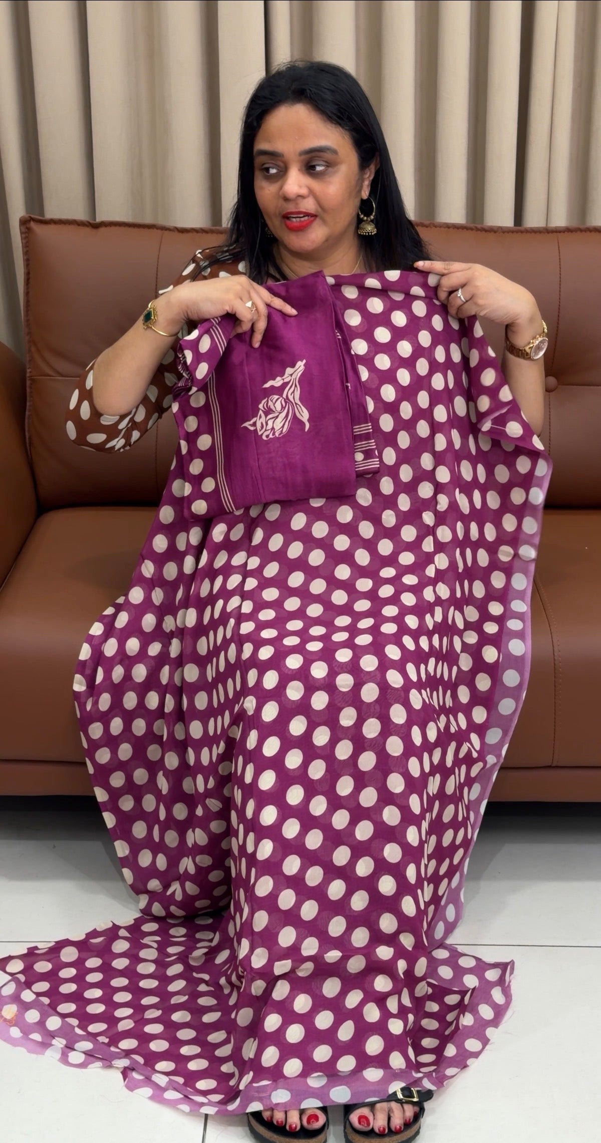 PRINTED GEORGETTE UNSTITCHED SALWAR SUITS - IHA 34195