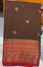 SEMI BANARASI SAREES - IHA 18885