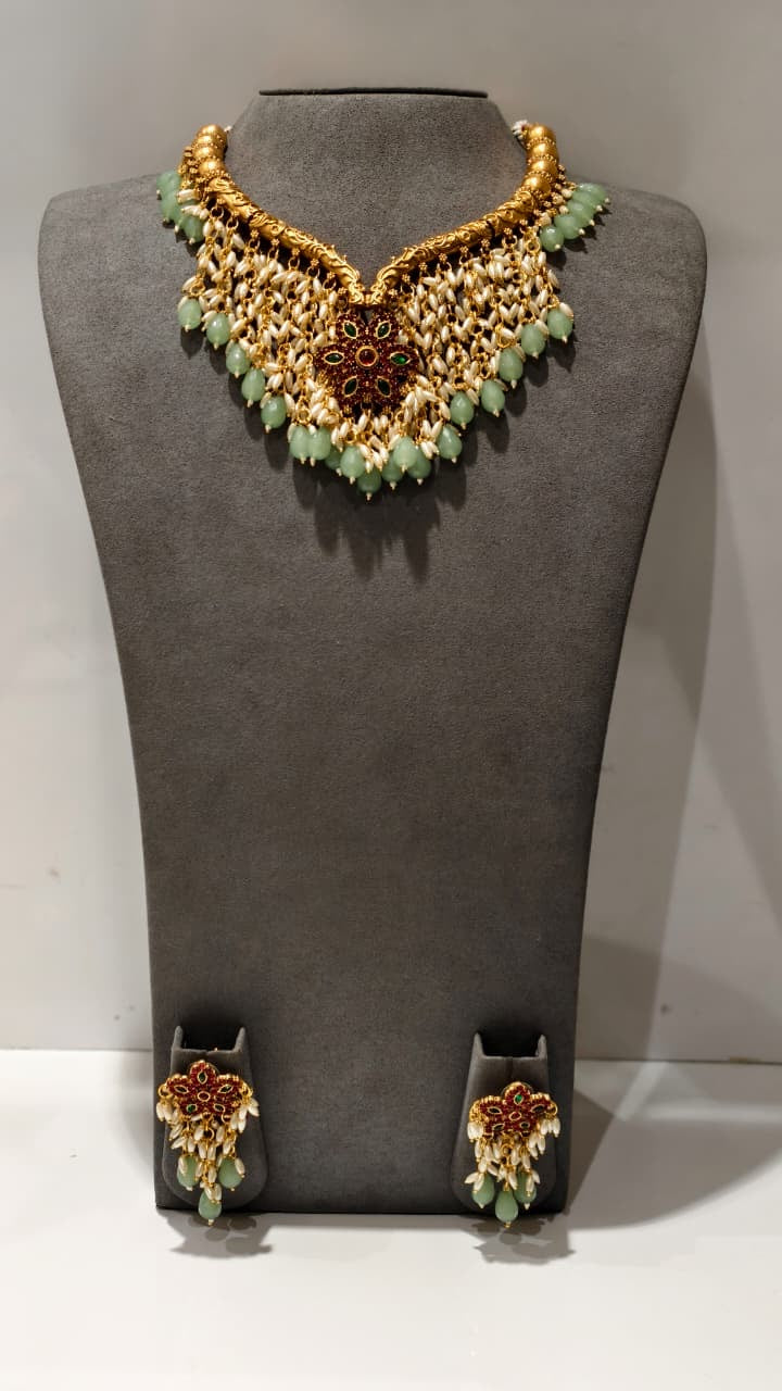 DESIGNER NECKLACE SETS - IHA 35831