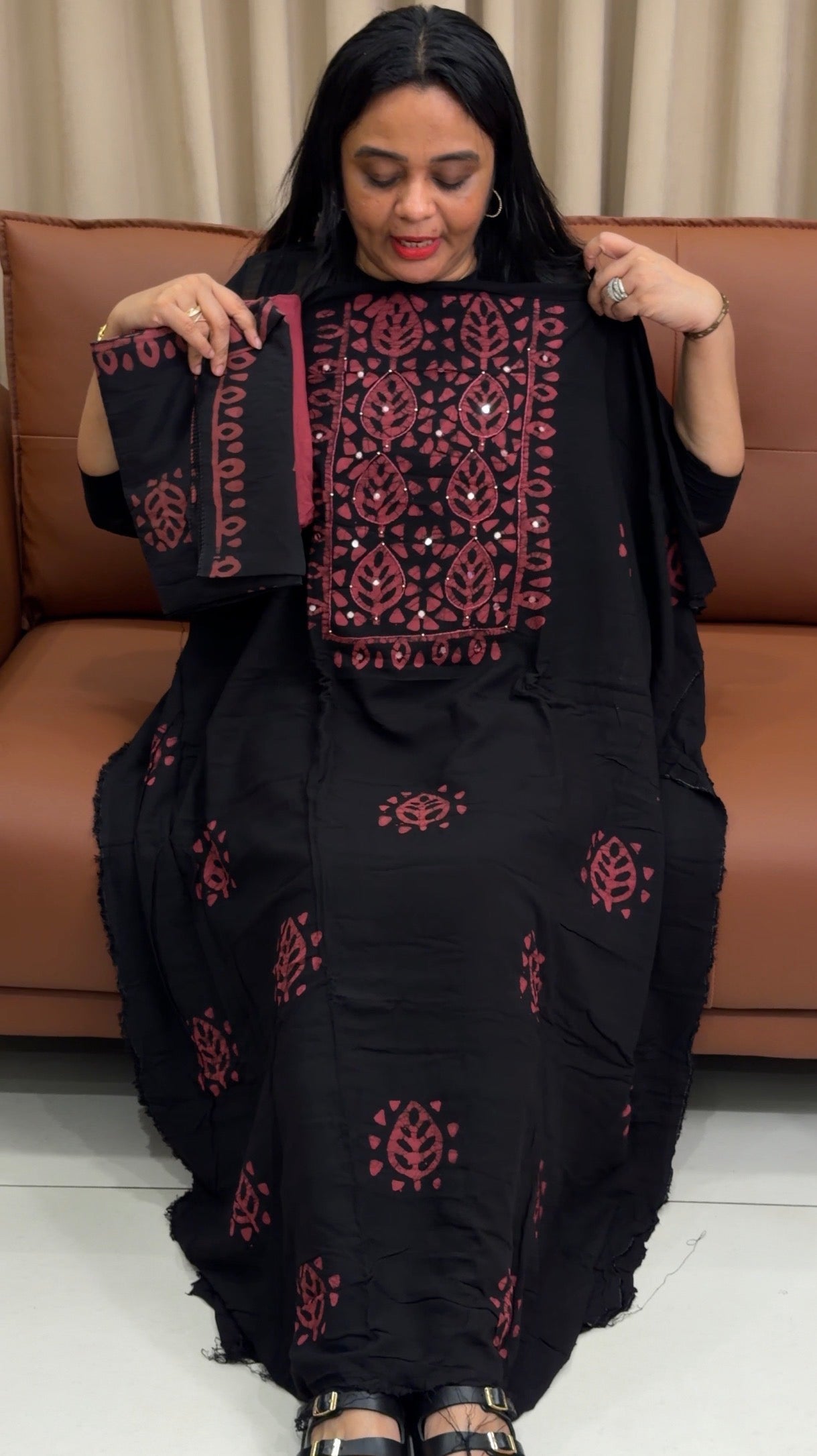 BATIK PRINTED UNSTITCHED SALWAR SUITS - IHA 35212