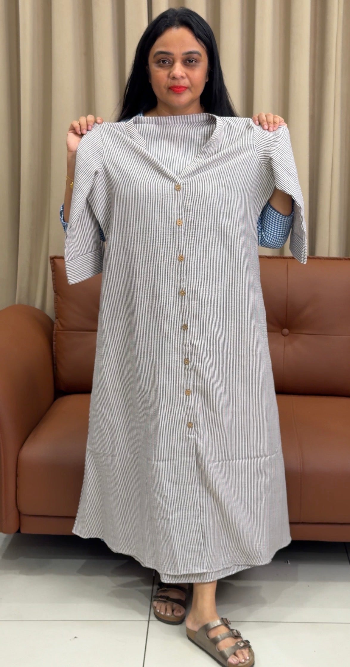IHA'S IN-HOUSE HANDLLOM TOPS - IHA 35755