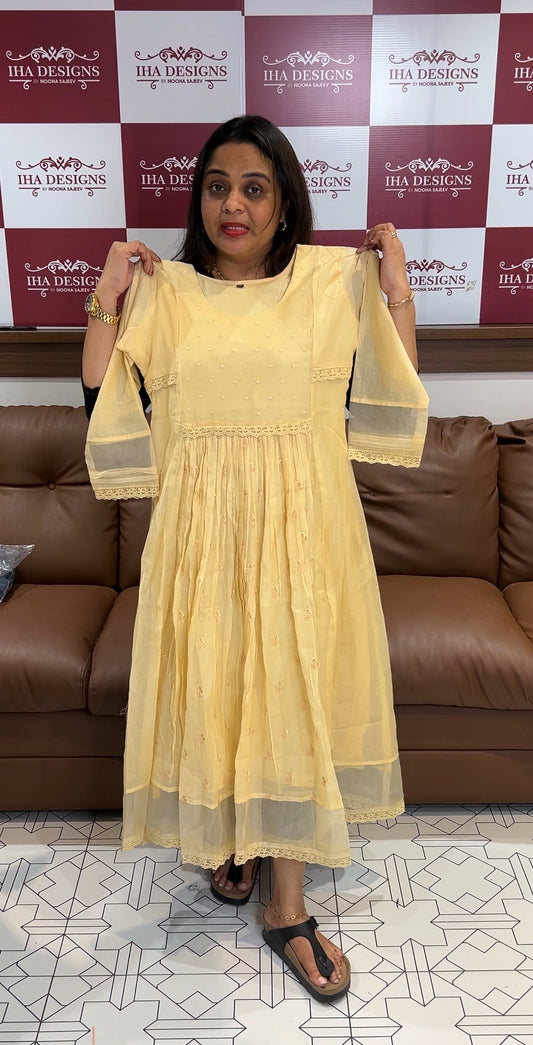 MALAI CHANDERI LONG TOPS - IHA 22436