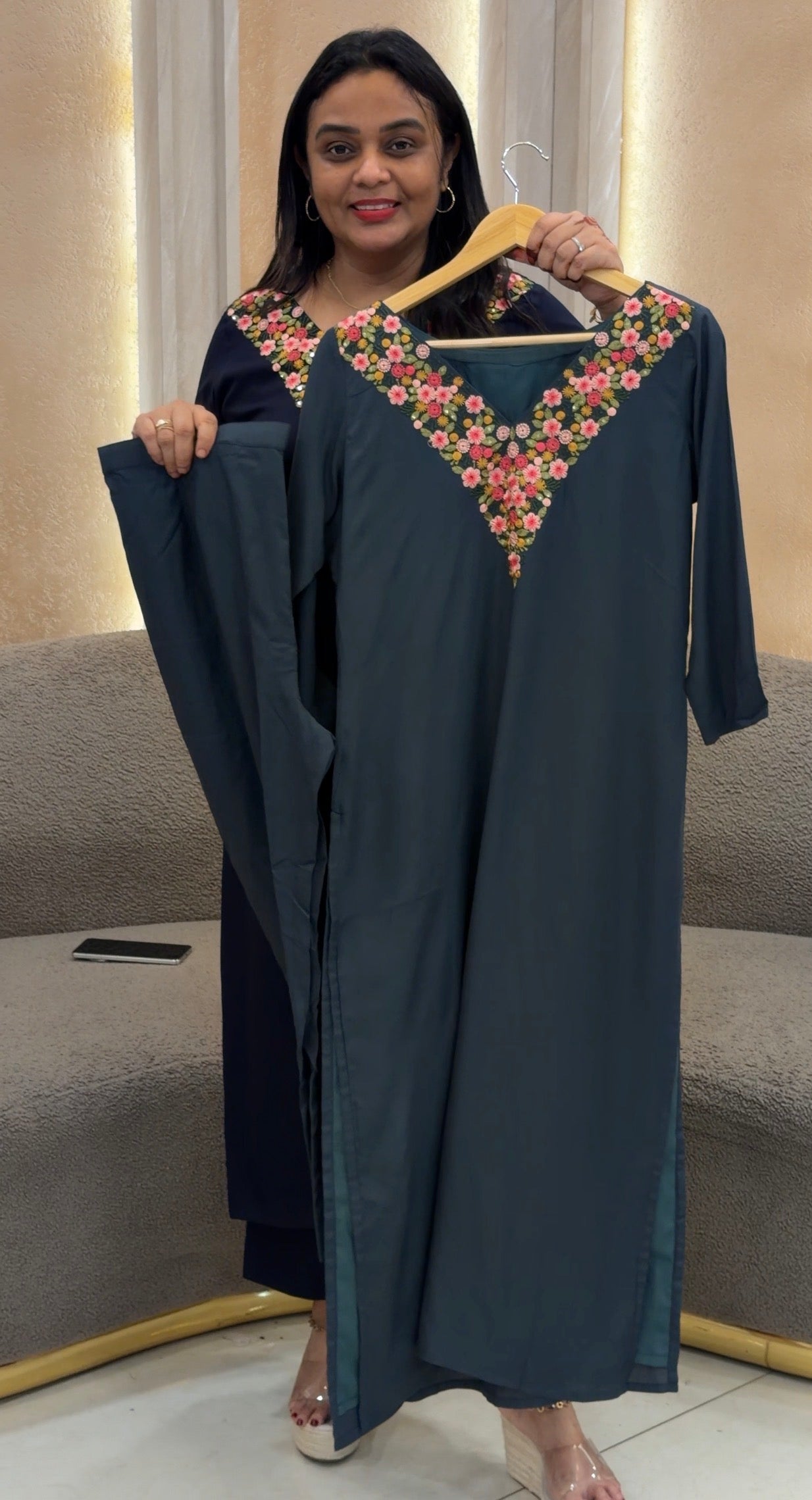 IHA'S IN-HOUSE RAYON TOP AND BOTTOM - IHA 33460