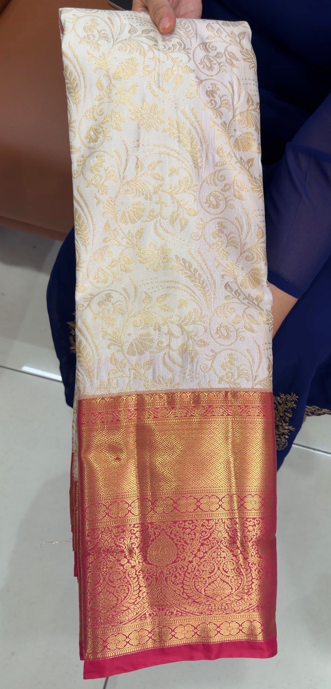 SEMI KANCHIPURAM SILK SAREES - IHA 33628