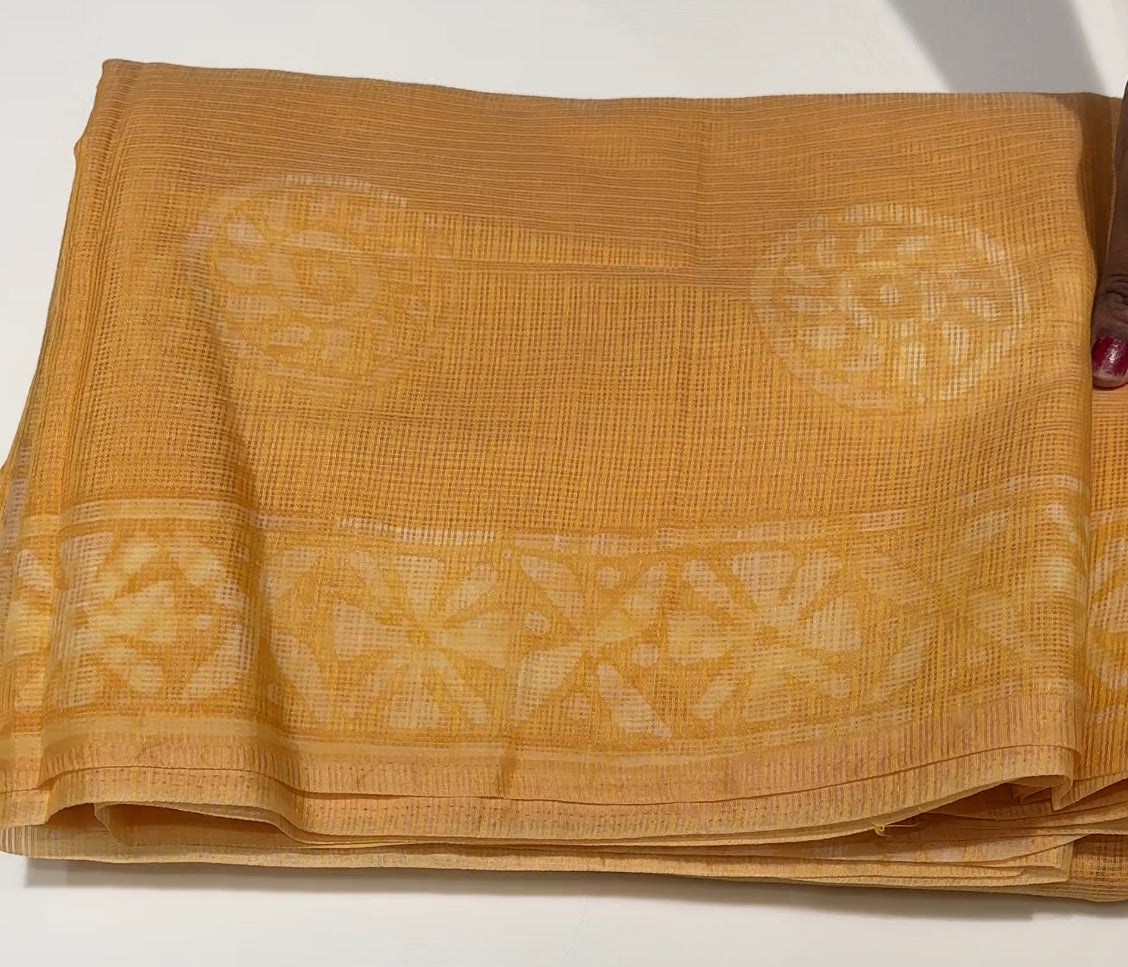 BATIK PRINTED SAREES - IHA 25110