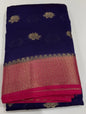 SEMI BANARASI SAREES - IHA 17481