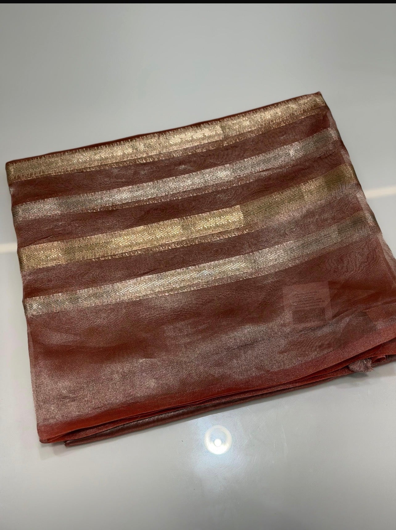 TISSUE BANARASI SAREES - IHA 32063