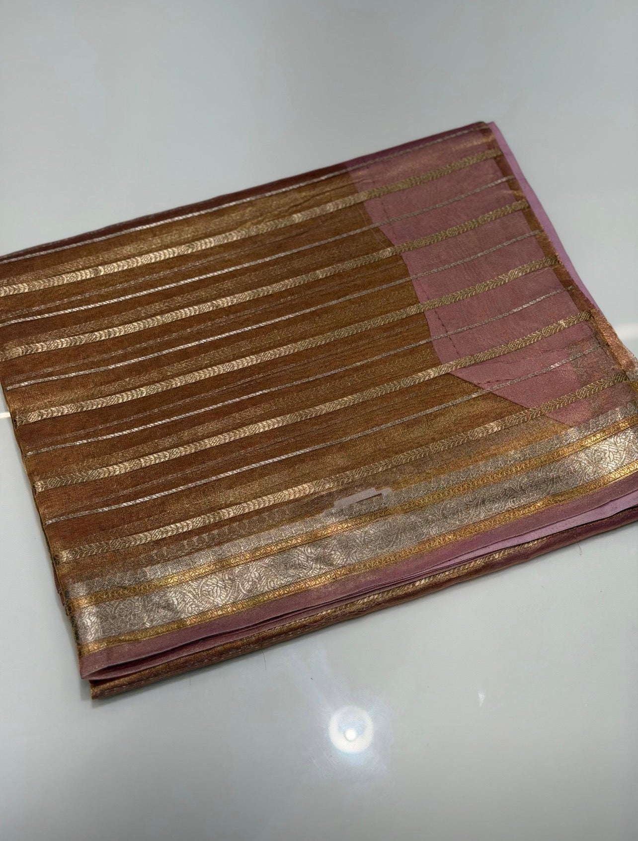 TISSUE BANARASI SAREES - IHA 32063