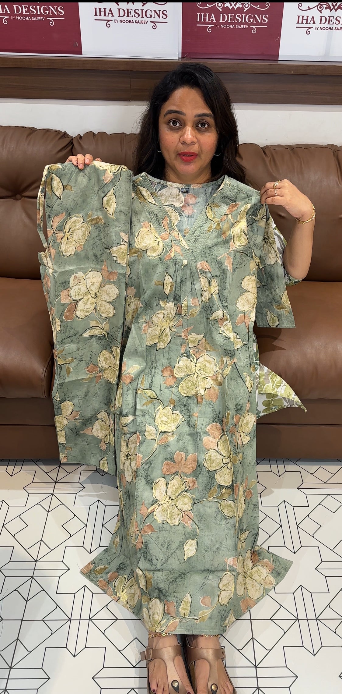 PRINTED COTTON CO-ORDS SETS - IHA 26254