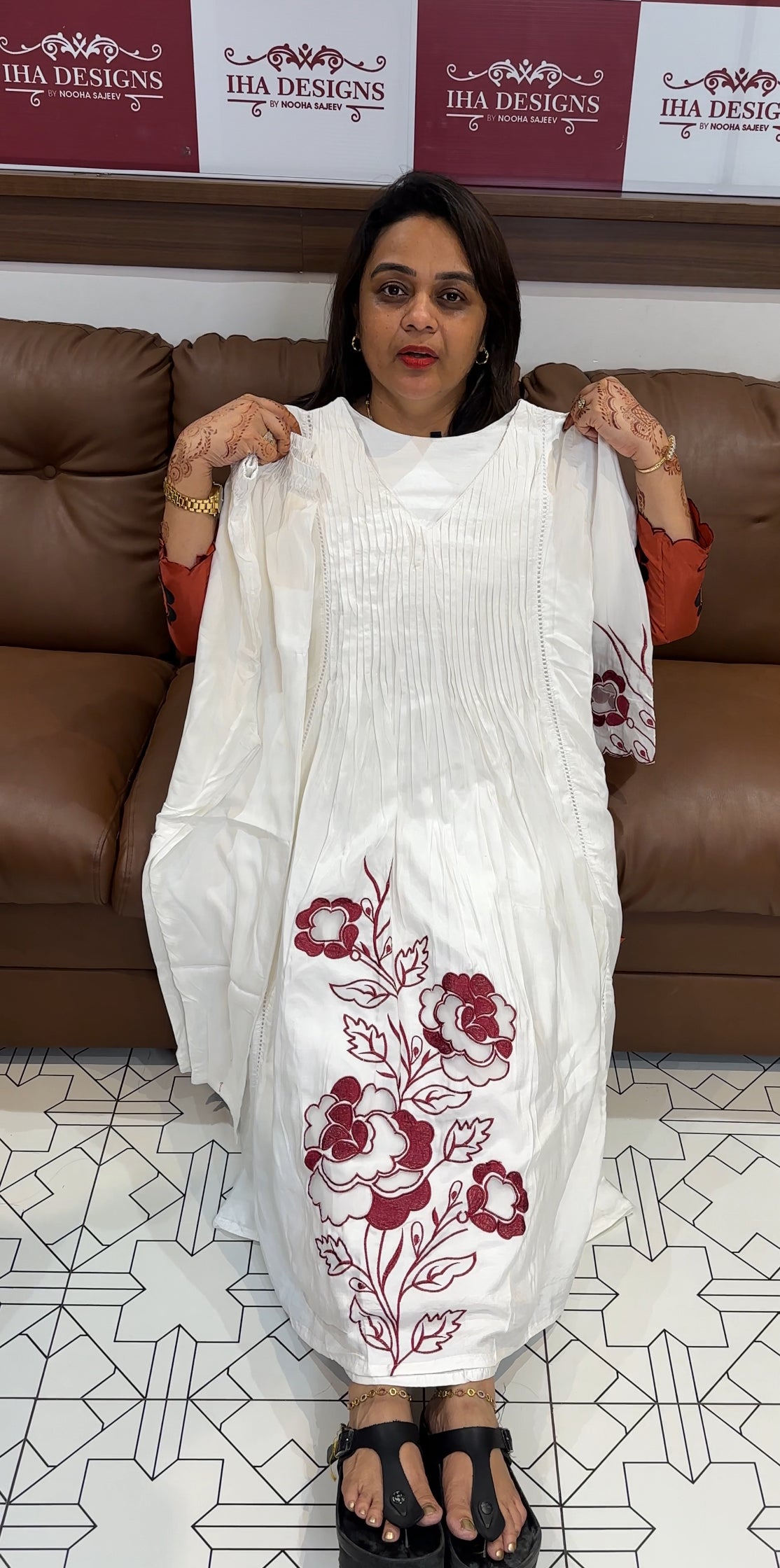 MUSLIN ALINE TOP AND BOTTOM - IHA 23727