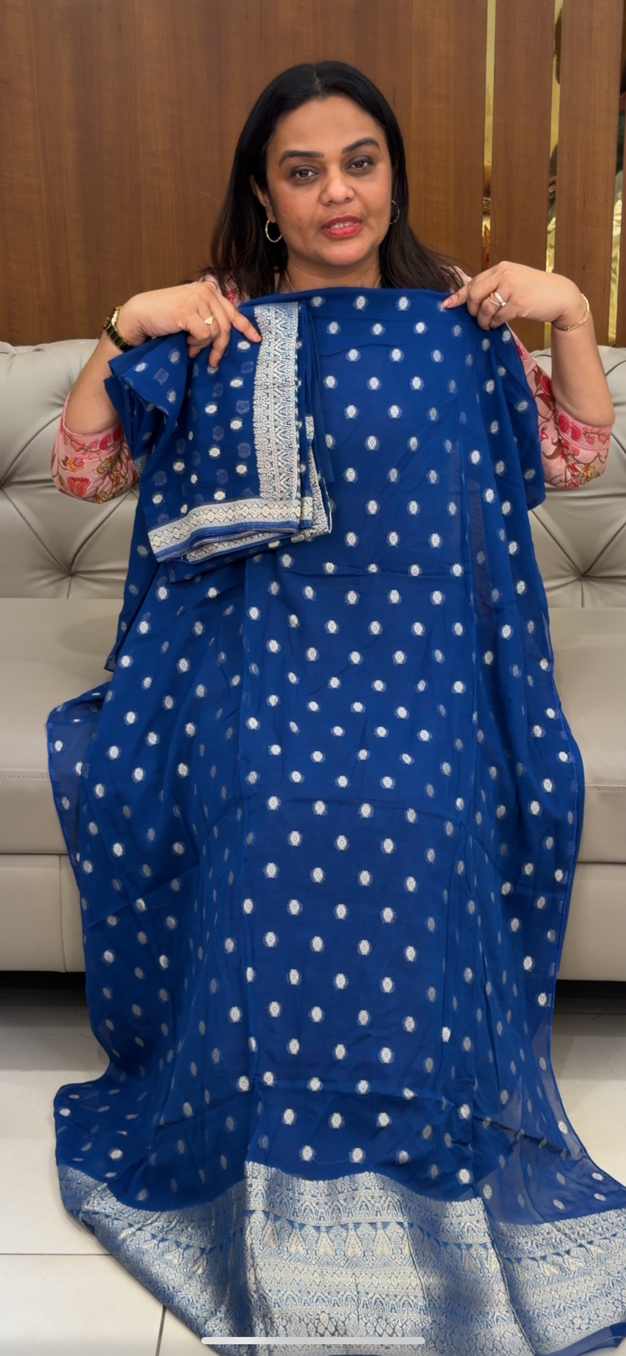 BANARASI UNSTITCHED SALWAR SUITS - IHA 30344