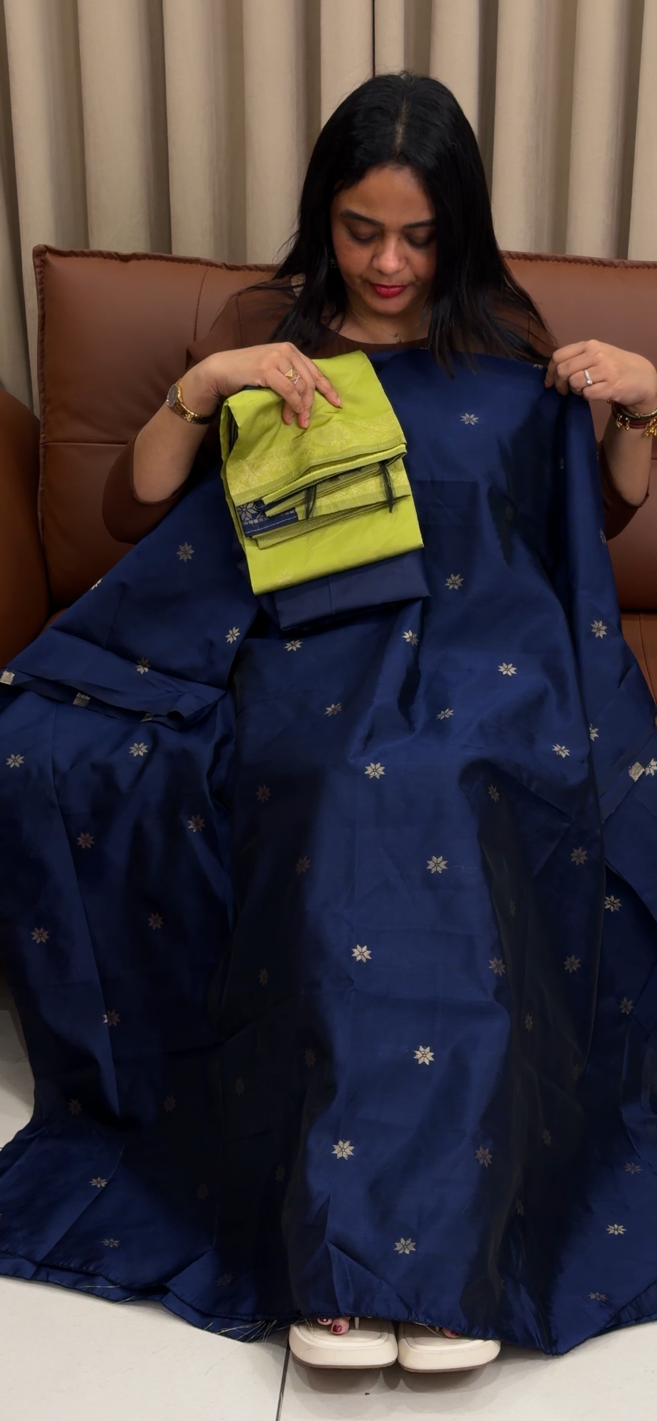 SEMI SILK UNSTITCHED SALWAR SUITS - IHA 33852