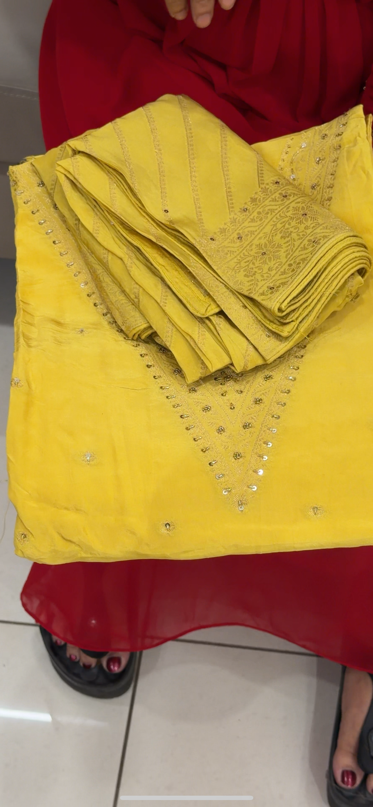 SILK BANARASI UNSTITCHED SALWAR SUITS - IHA 28799