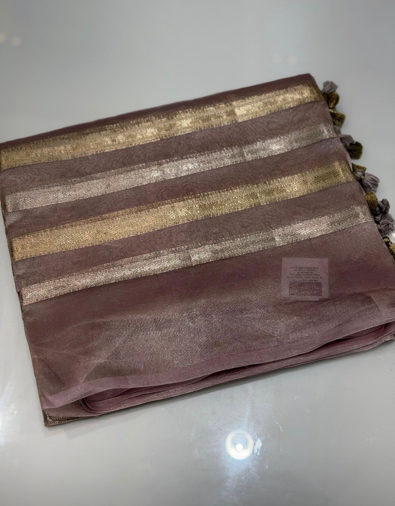TISSUE BANARASI SAREES - IHA 32063