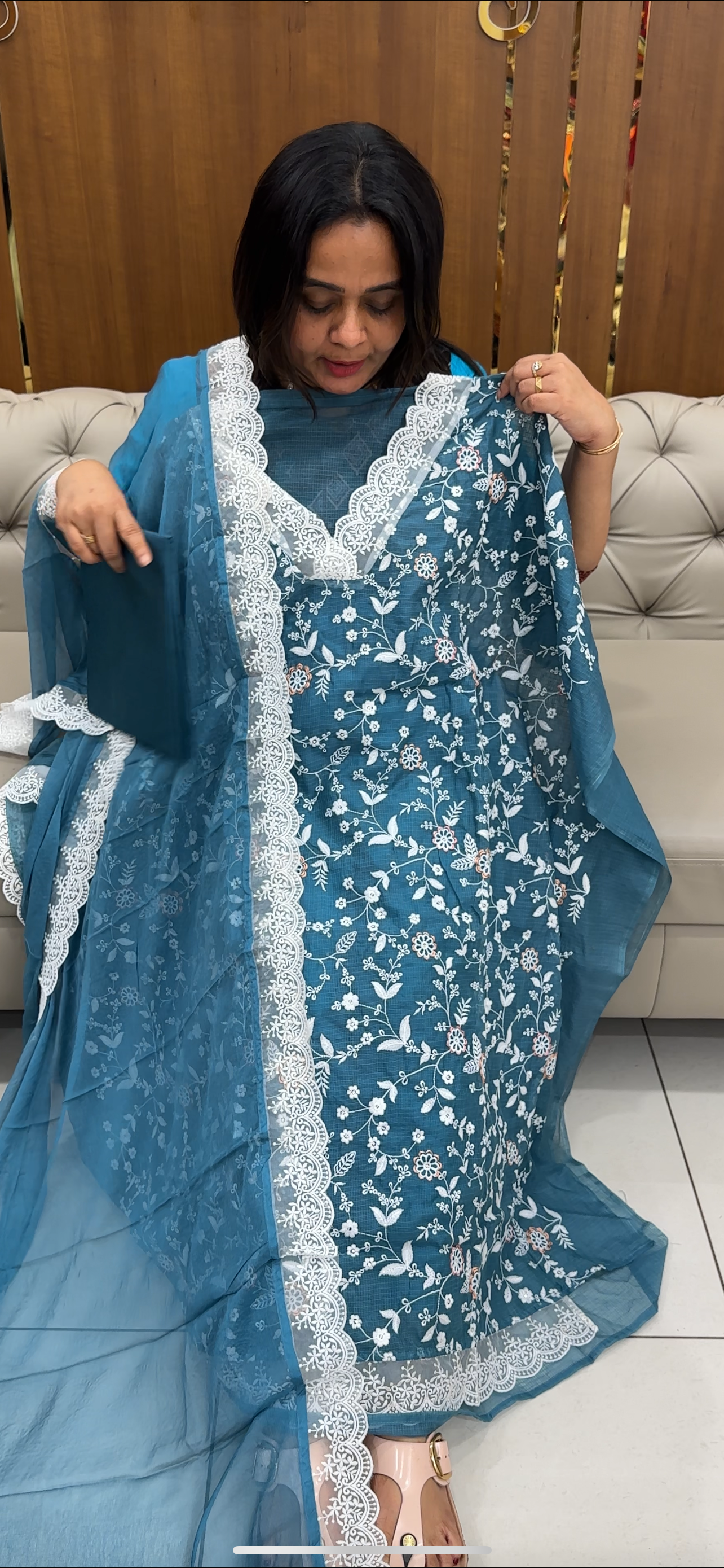 BUDGET BUY UNSTITCED SALWAR SUITS - IHA 28513