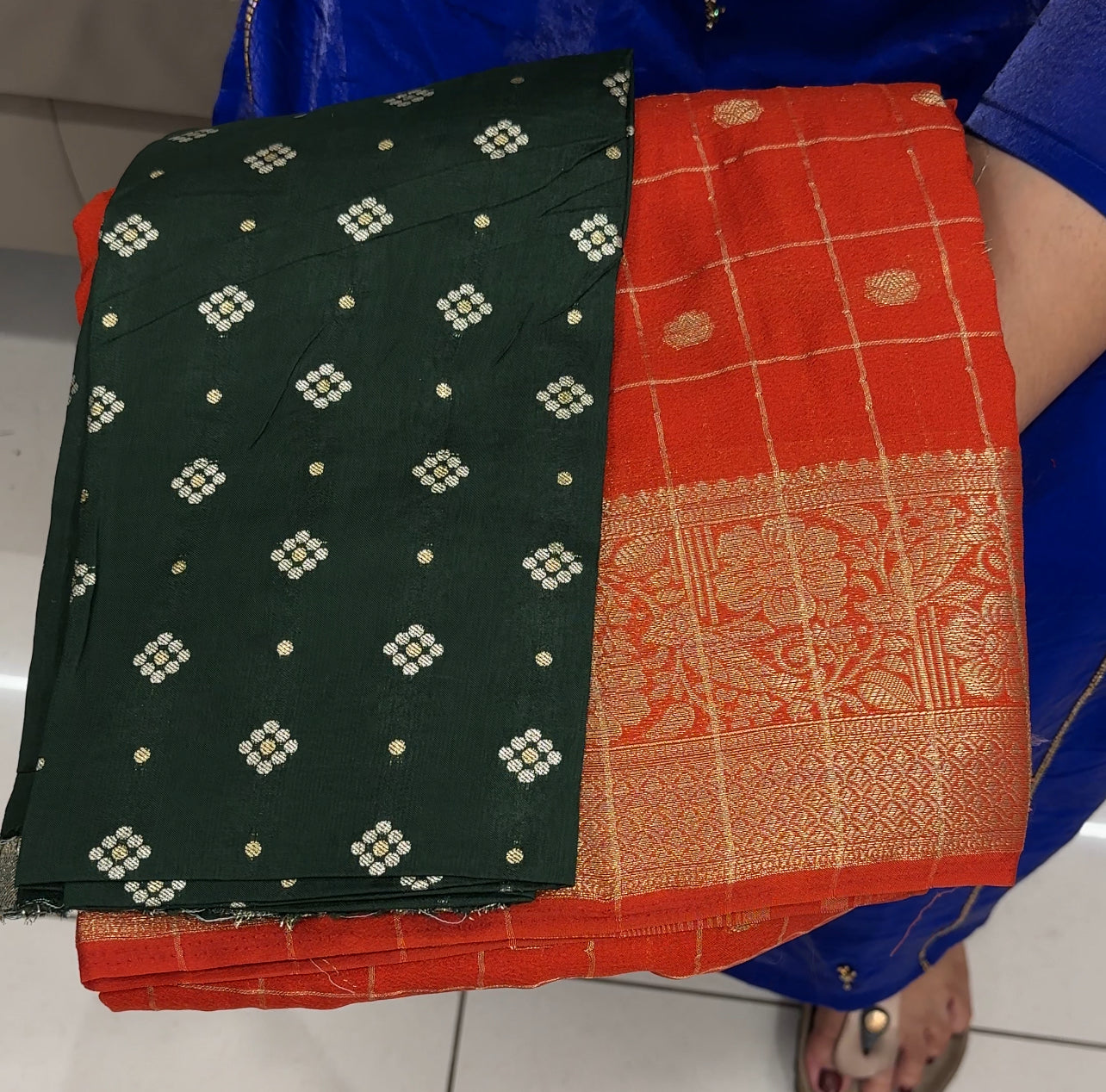 SEMI SILK SAREES - IHA 27094