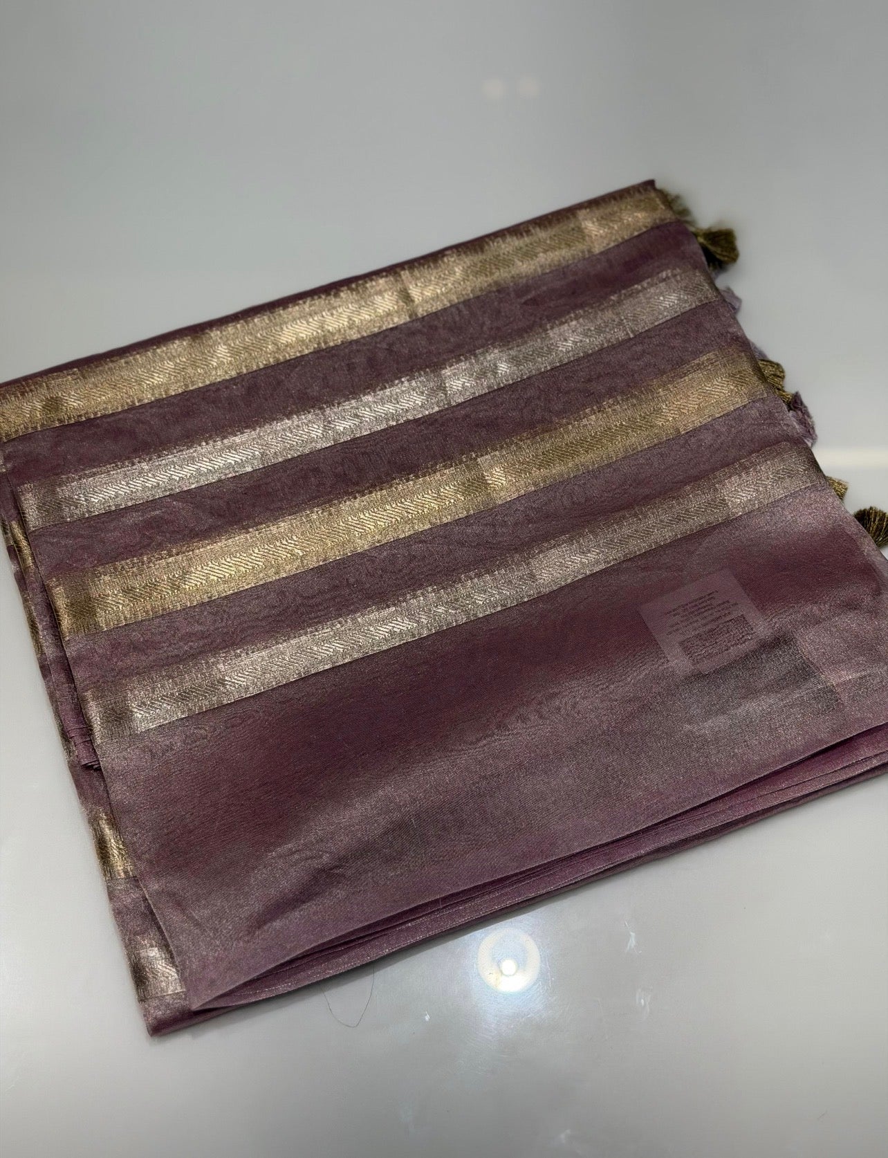 TISSUE BANARASI SAREES - IHA 32063