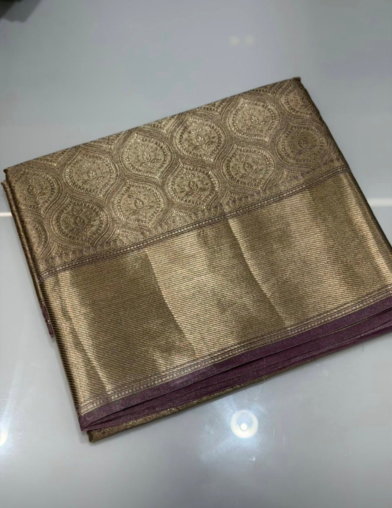 TISSUE BANARASI SAREES - IHA 32063
